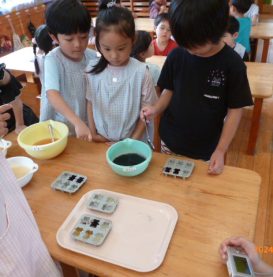 食育イベント☆グミ作り